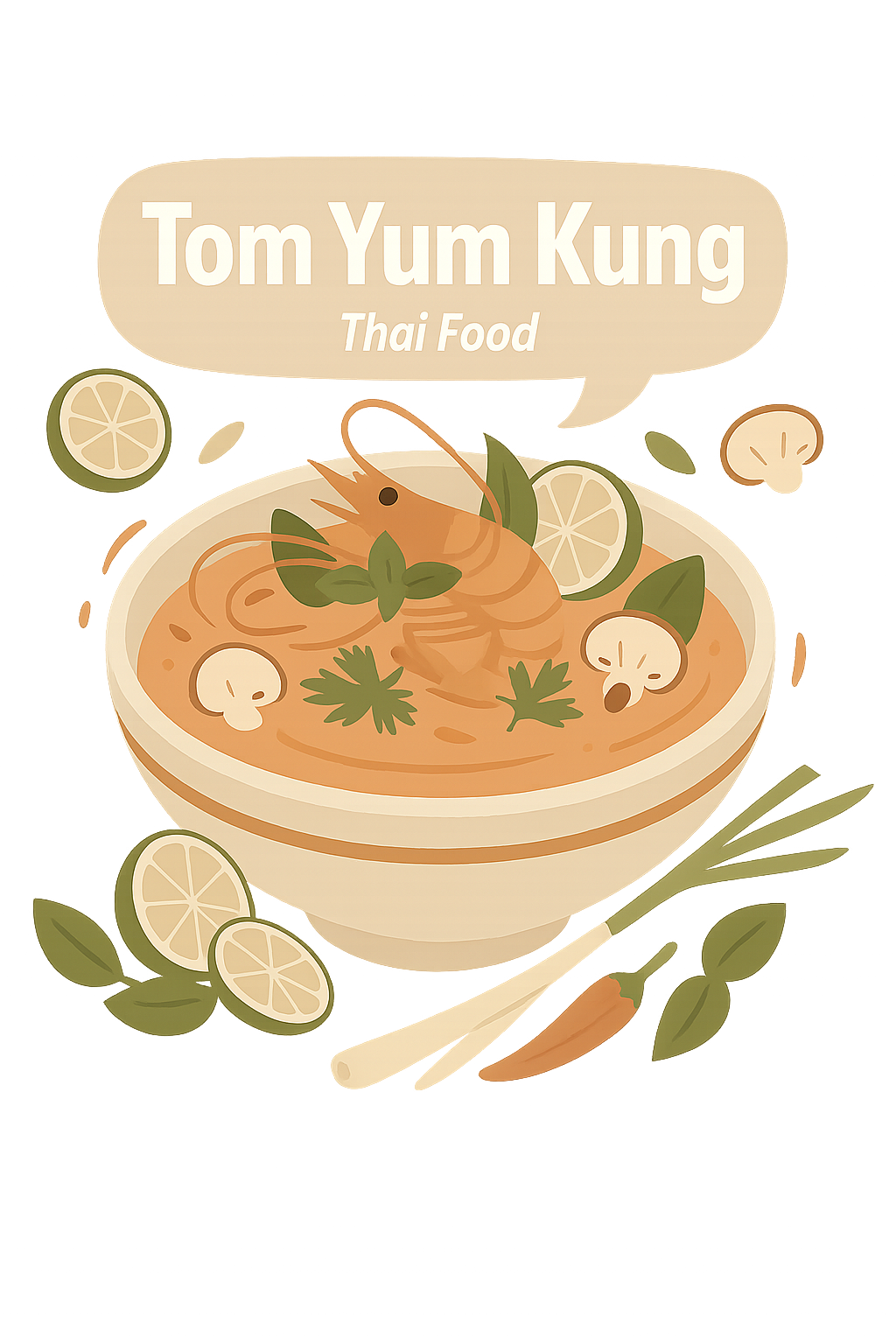 Quầy Sala Thai với khách đặt món Thái trước